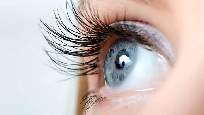 Closeup picture of a human eye