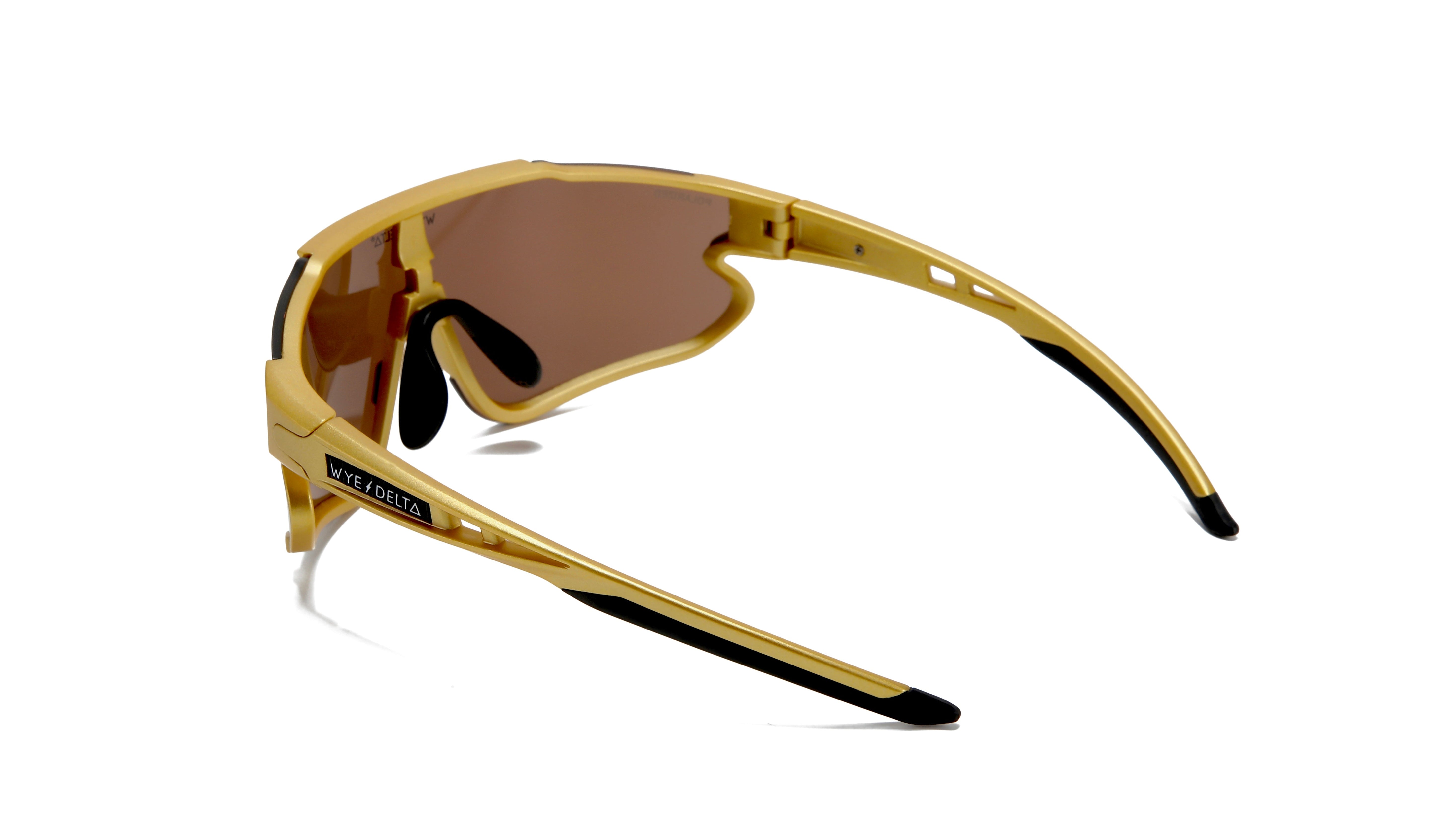 Wye Delta Z87+ Hi-Viz Matte Gold Polarized Safety Glasses-Safety Glasses USA-6