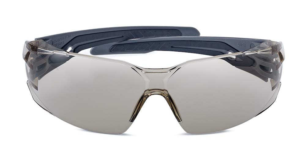 Bolle Silex Plus Safety Glasses with Gray/Black Temples and CSP Platinum Anti-Fog Lens-BOL-SILEXPCSP-Safety Glasses USA-3