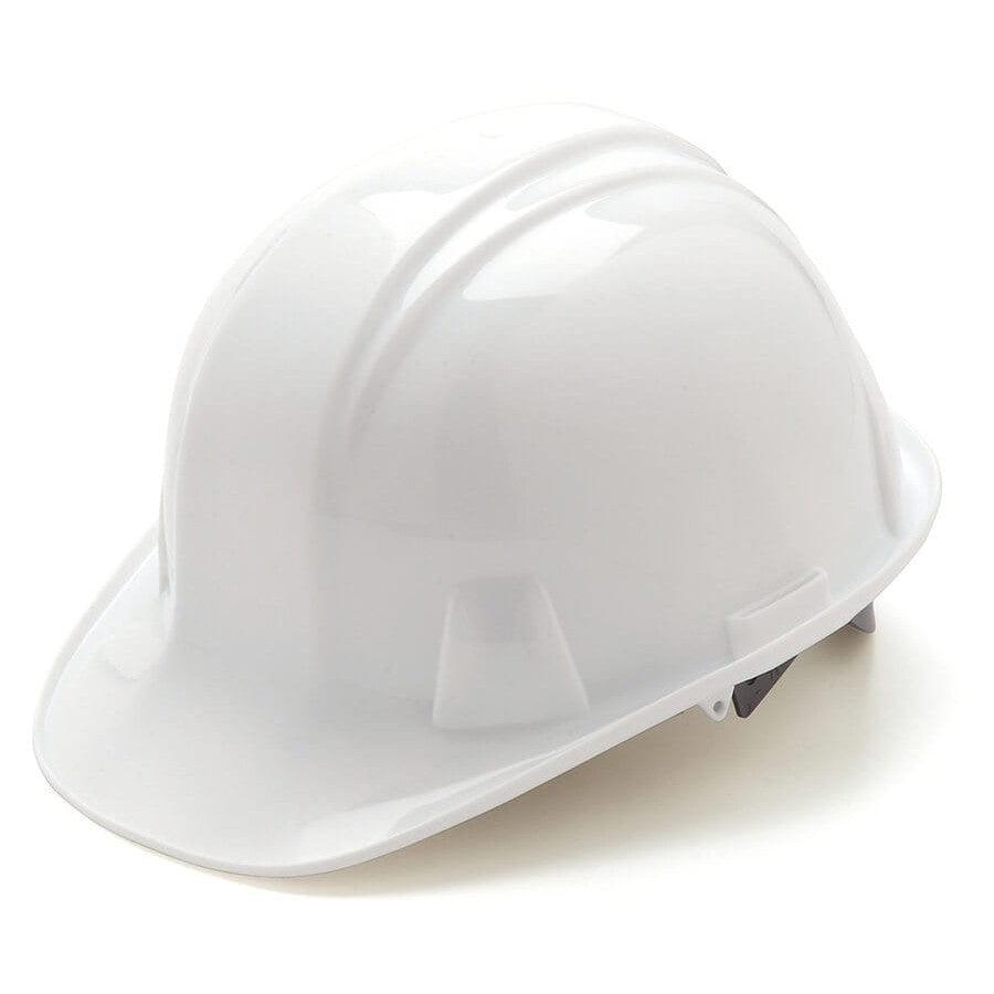 Pyramex Cap Style Hard Hat with 6-Point Ratchet Suspension-White-HP16110-Safety Glasses USA-2