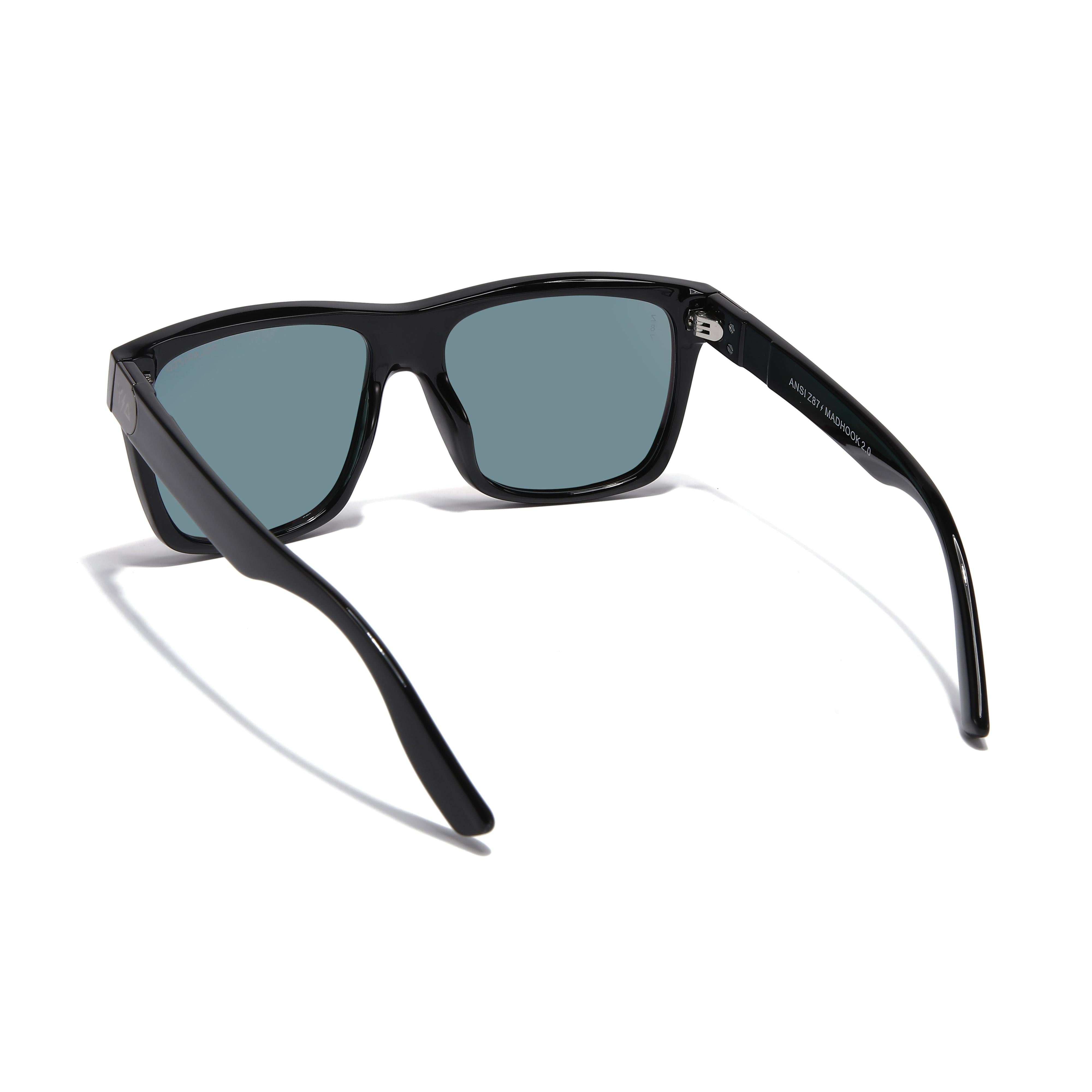 Wye Delta Z87 MADHOOK2.0 LR: Green Revo Polarized Safety Glasses-Safety Glasses USA-6