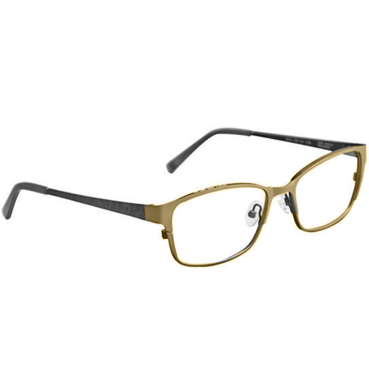 ArmouRx 7103 women's olive metal full-rim prescription safety glasses, 54-17-135 mm.