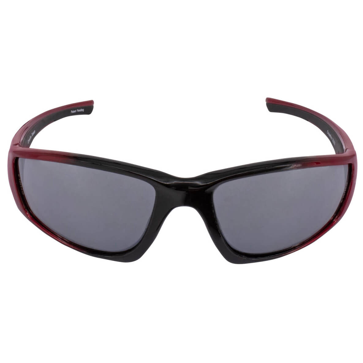 Crossfire RPG safety Glasses with Shiny Black w/Pearl Red Frame and Silver Mirror Lens-Safety Glasses USA-2