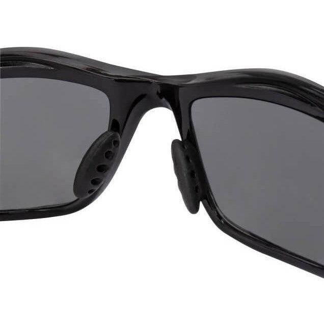 Crossfire Infinity Safety Glasses with Crystal Black Frame and Smoke Lens-CF-241-Safety Glasses USA-6