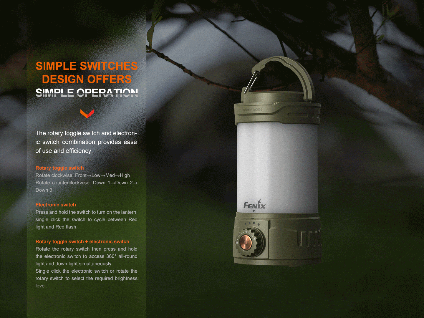 Fenix CL26R PRO High Performance LED Rechargeable Camping Lantern--Safety Glasses USA-9