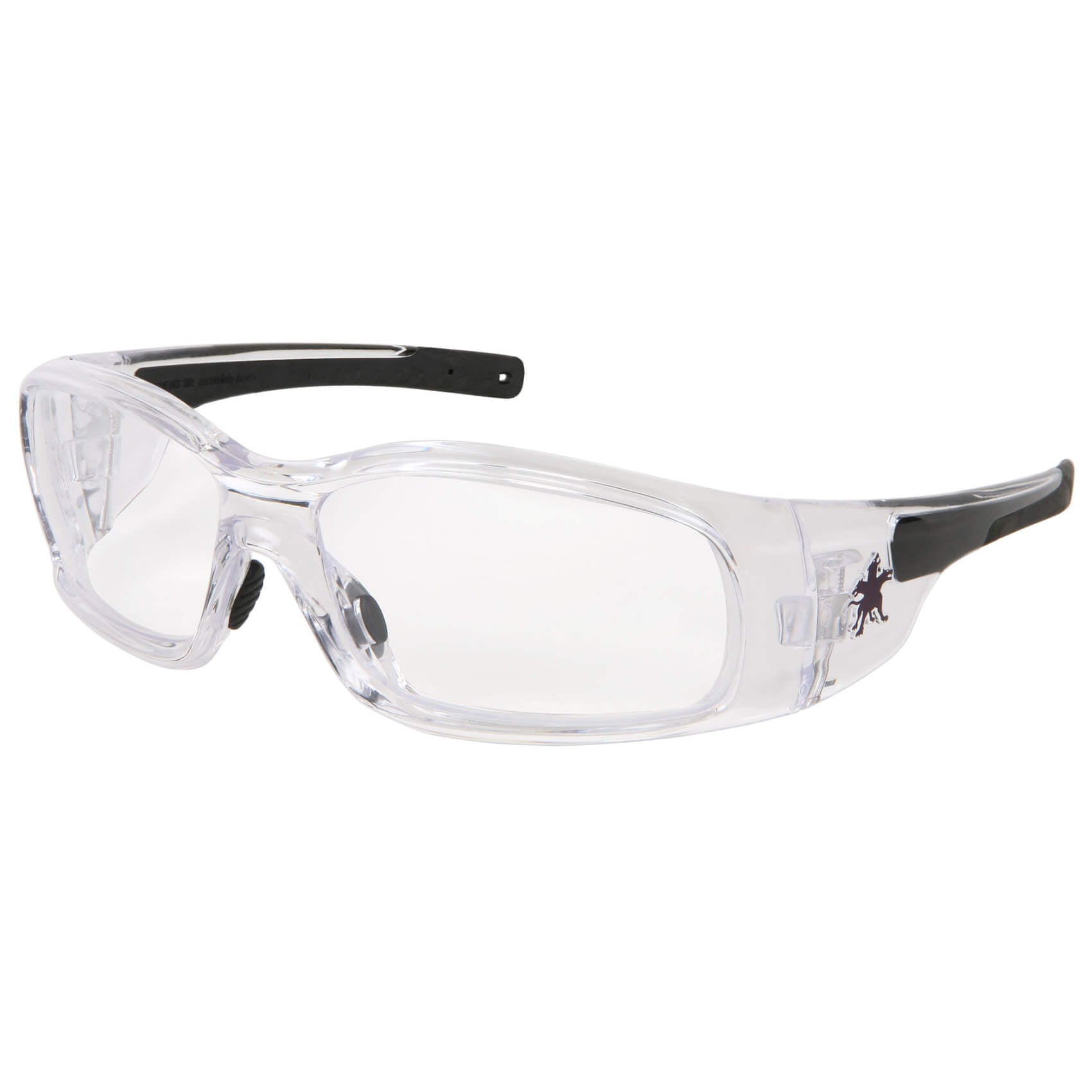 MCR Safety Swagger Safety Glasses with Clear Frame and Clear Anti-Fog Lens-Safety Glasses USA-1
