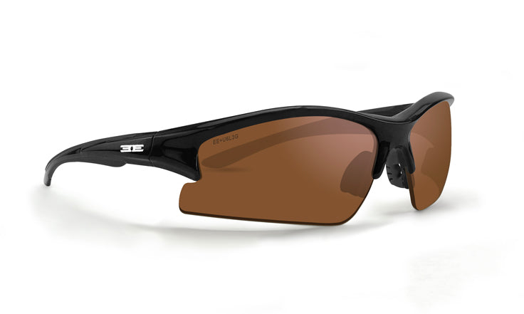 Epoch Eyewear Brodie Safety Sunglasses-Black Frame - Amber Lens-sku-37350392955040-Safety Glasses USA-1