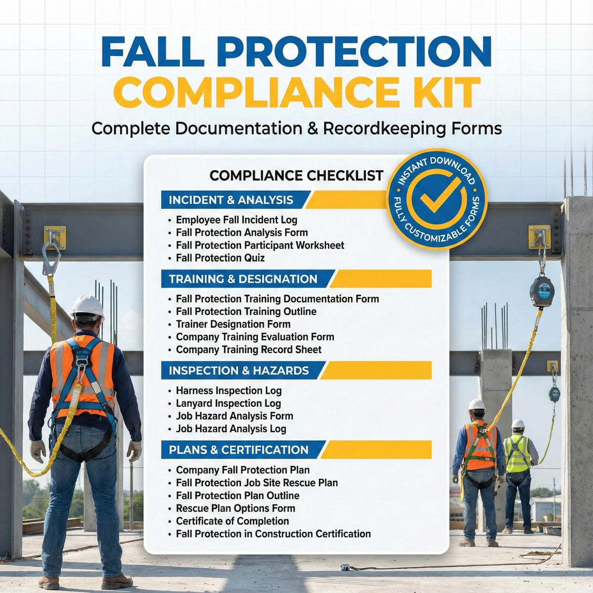 XO Safety Fall Protection Safety Training Video Compliance Kit