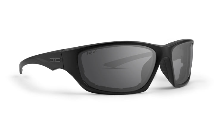 Epoch Eyewear Foam 3 Safety Glasses with Black Frame and Smoke Lens