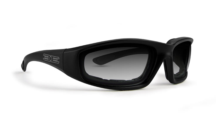 Epoch Eyewear Foam Safety Glasses with Photochromic Clear to Smoke Lens