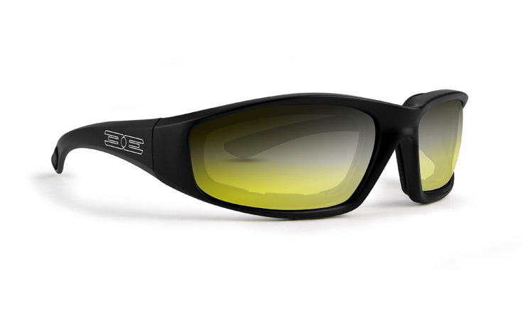 Epoch Eyewear Foam Safety Glasses with Photochromic Yellow to Smoke Lens