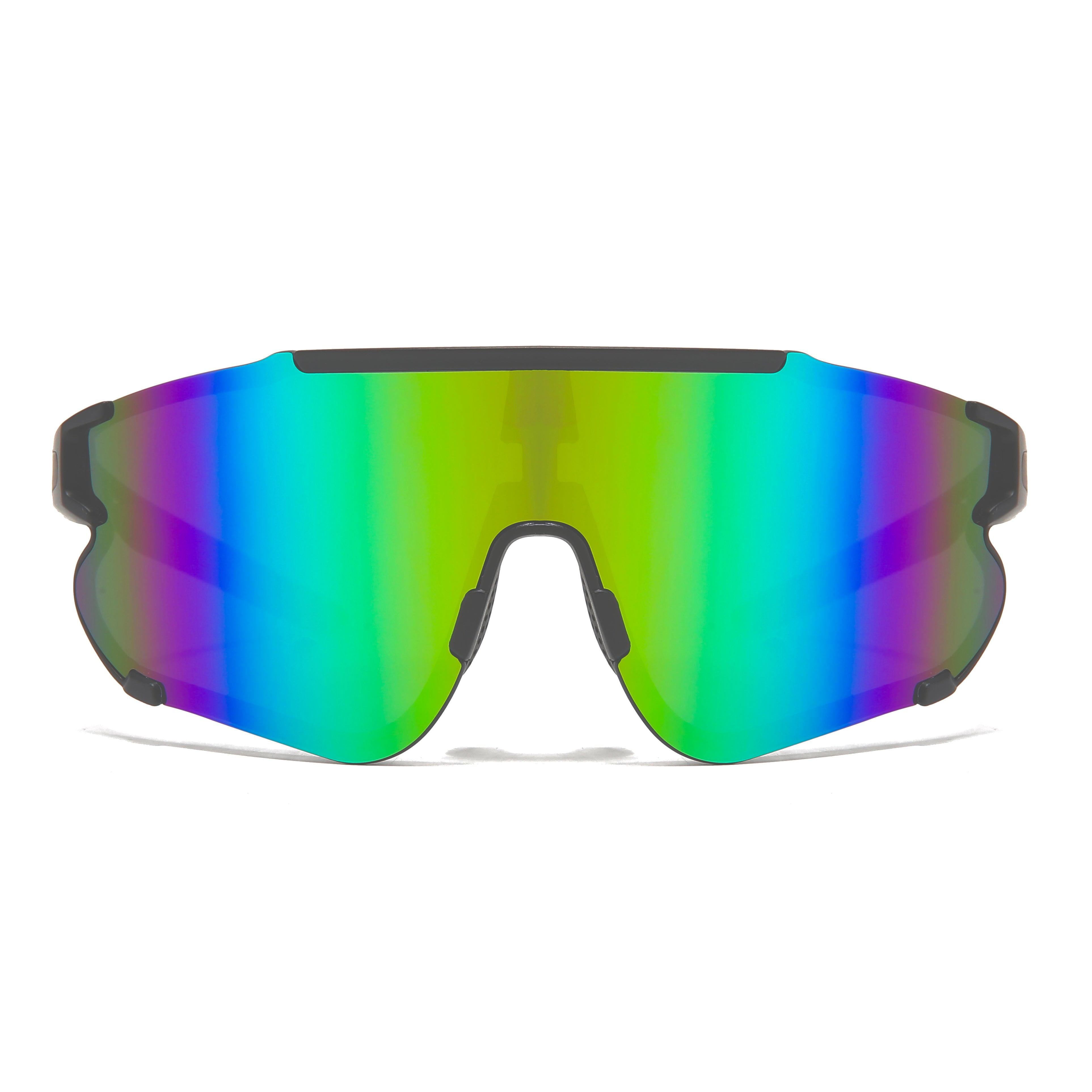Wye Delta Z87+ HiViz Matte Black Green Revo Polarized Safety Glasses-Safety Glasses USA-2