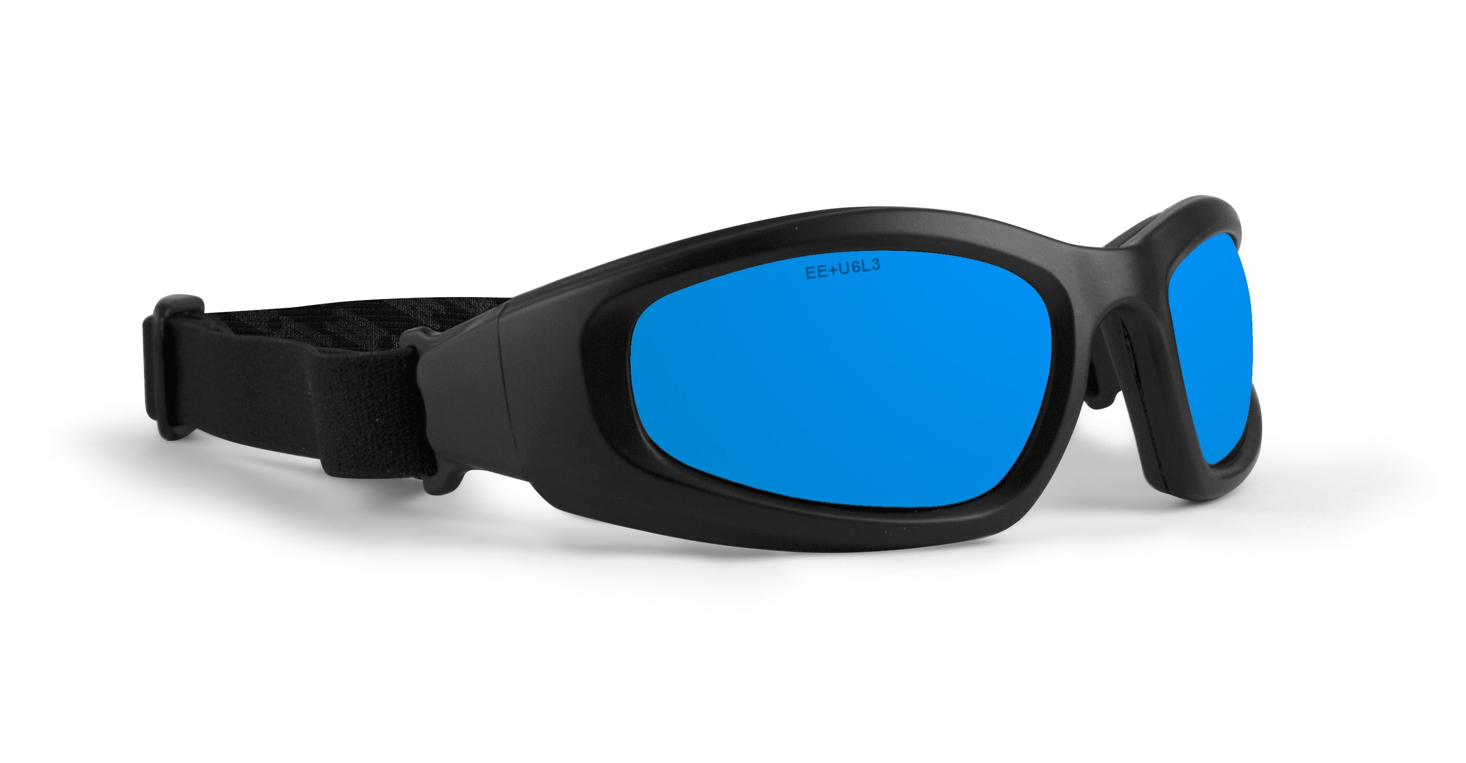 Epoch Eyewear Safety Goggles with Blue Mirror Lens