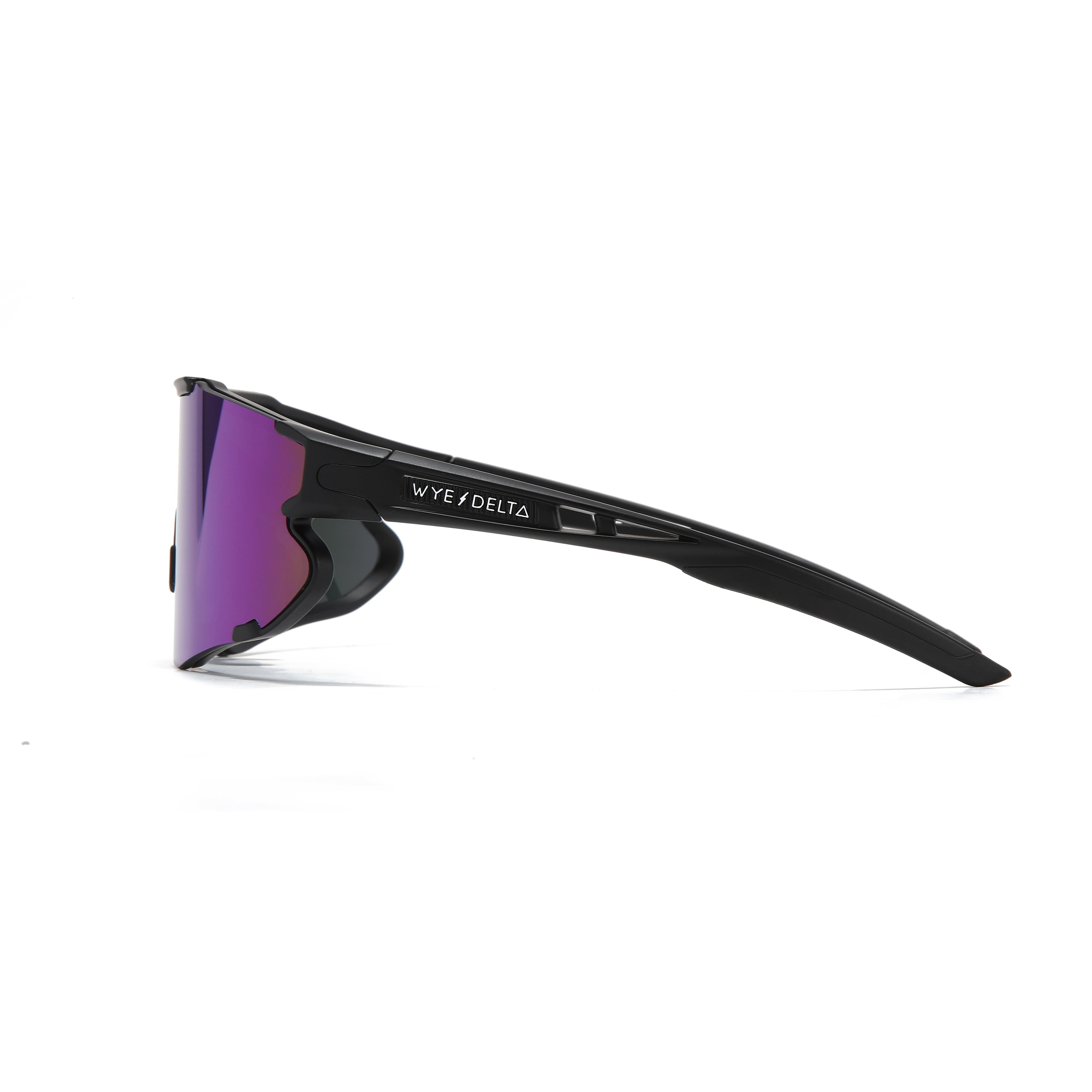 Wye Delta Z87+ HiViz Matte Black Green Revo Polarized Safety Glasses-Safety Glasses USA-3