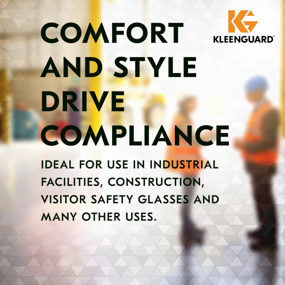 KleenGuard Element Safety Glasses with Smoke Lens-25631-Safety Glasses USA-7