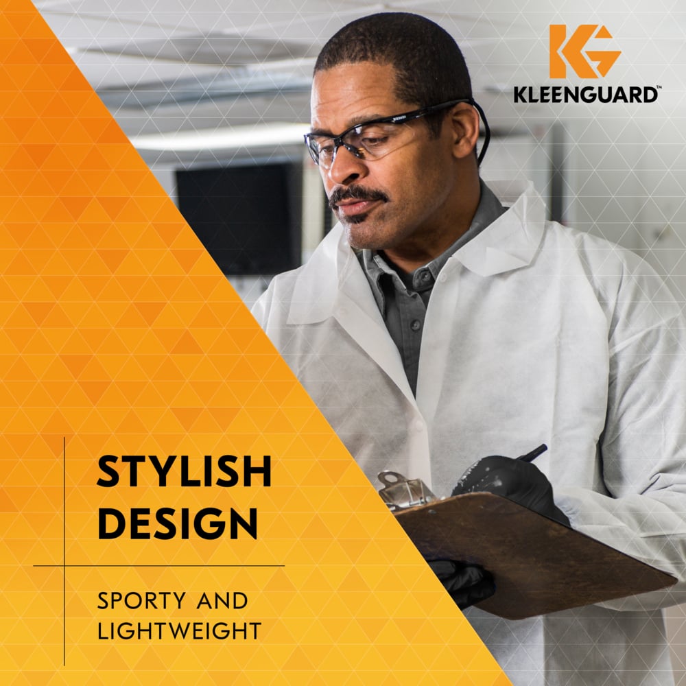 KleenGuard Nemesis Safety Glasses 25679 with Clear Anti-Fog Lenses