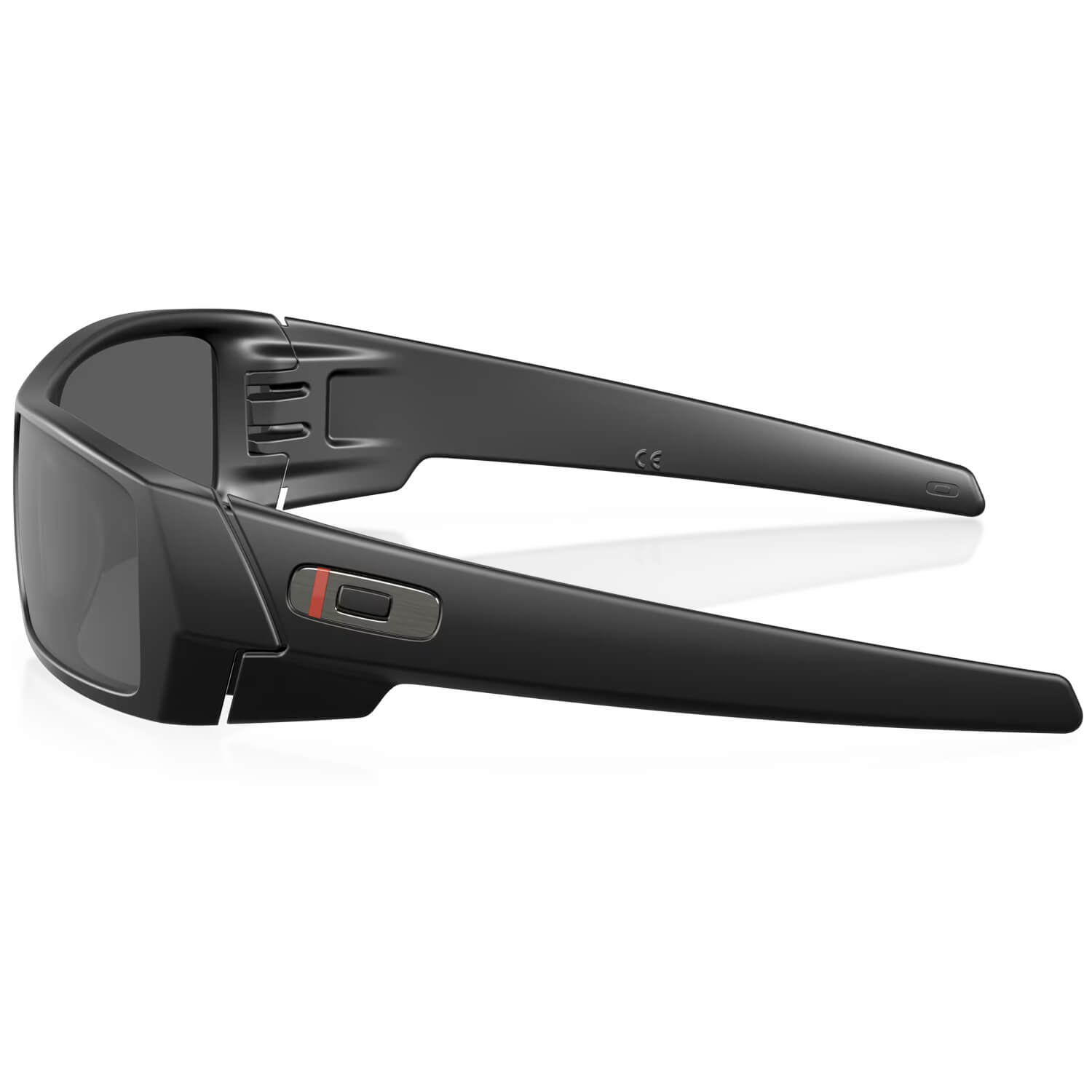 Oakley SI Thin Red Line Gascan Sunglasses Matte Black with Black Iridium Lenses-Safety Glasses USA