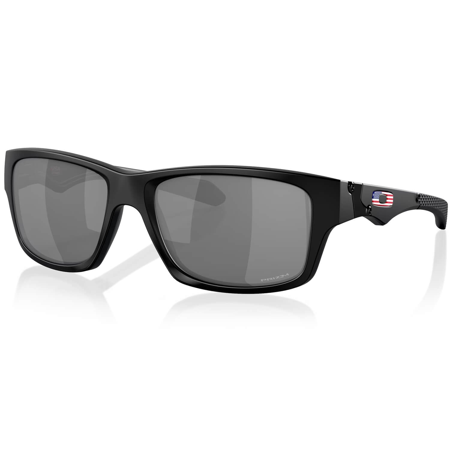 Oakley SI Jupiter Squared Matte Black with USA Flag Icon and Prizm Black Lenses-Safety Glasses USA