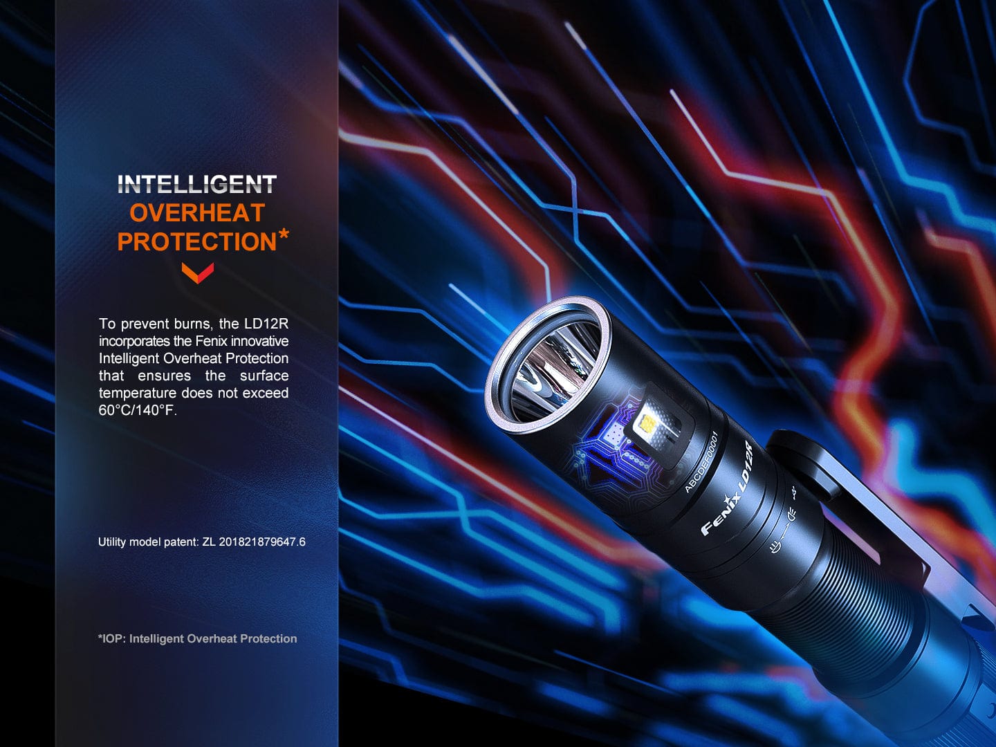 Fenix LD12R Dual Light Flashlight - 600 Lumens-FX-LD12R-Safety Glasses USA-12