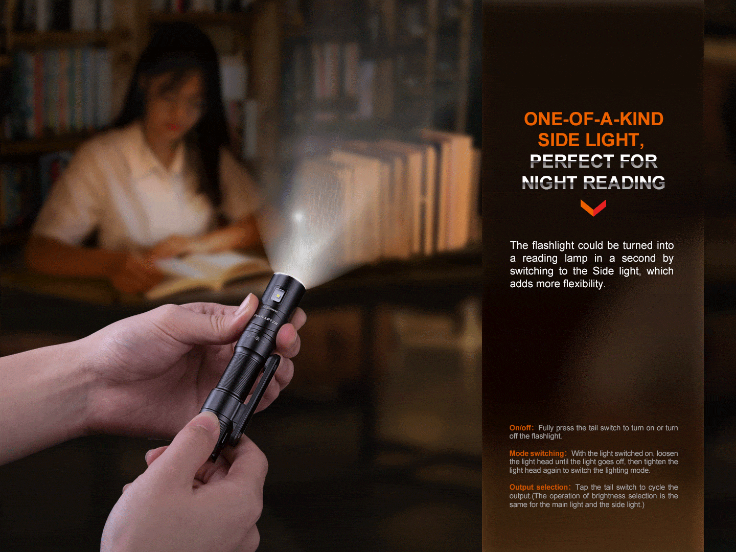 Fenix LD12R Dual Light Flashlight - 600 Lumens-FX-LD12R-Safety Glasses USA-2