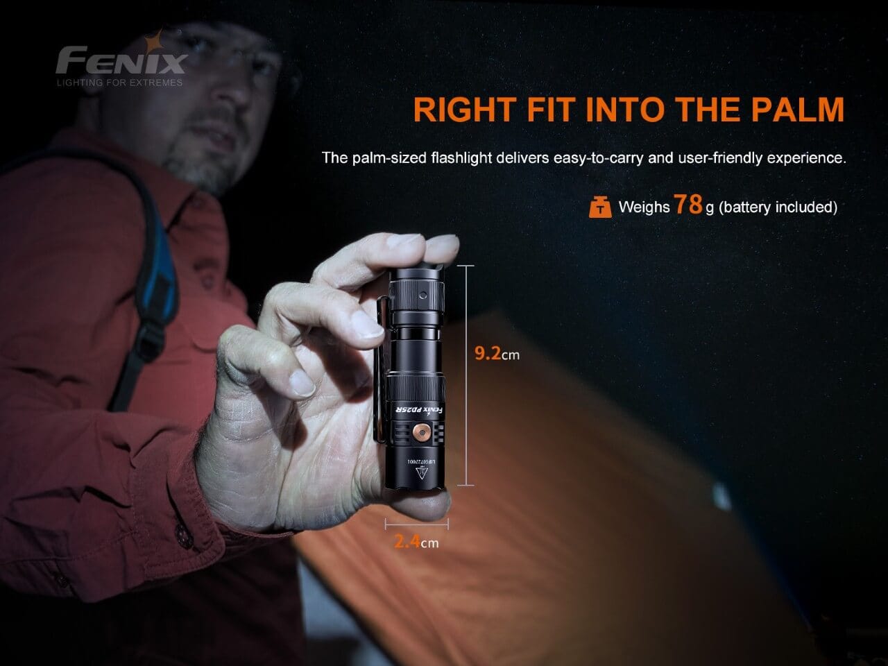Fenix PD25R Rechargeable LED Flashlight--Safety Glasses USA-2