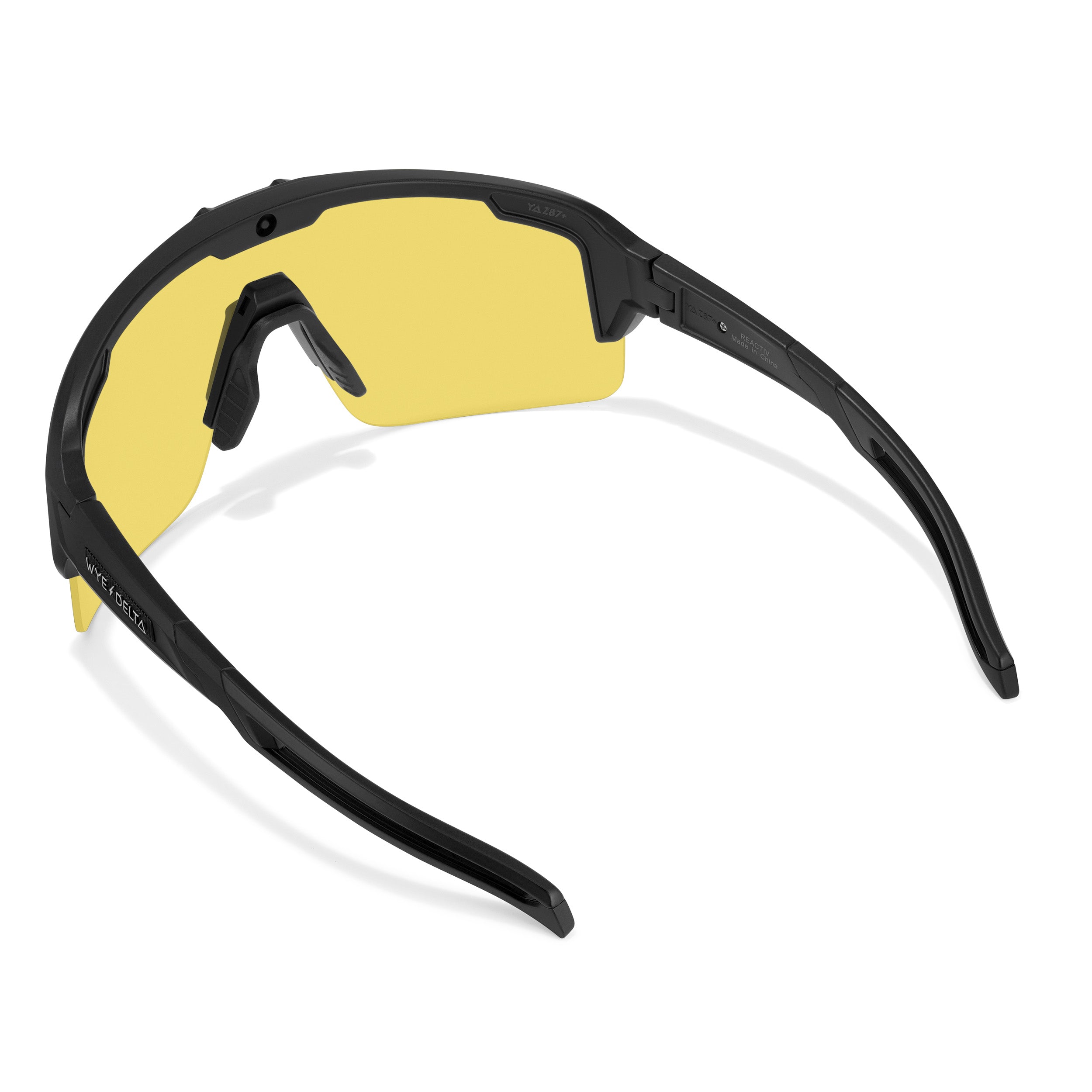 Wye Delta Z87+ REACTIV Amber Clear Safety Glasses-barcode-image_position