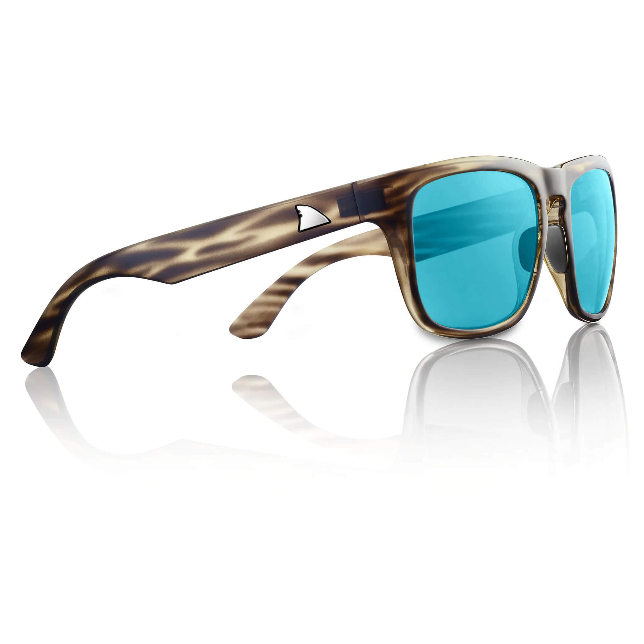 RedFin Tybee Polarized Fishing Sunglasses-1114-Matte Honey Drift - Gulf Blue-Safety Glasses USA-35