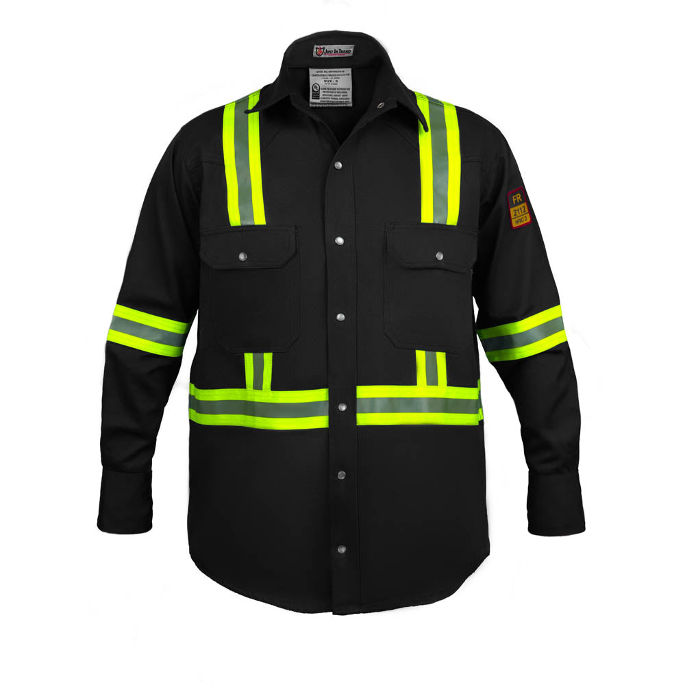 Just In Trend Flame-Resistant High-Visibility Shirt 100% Cotton
