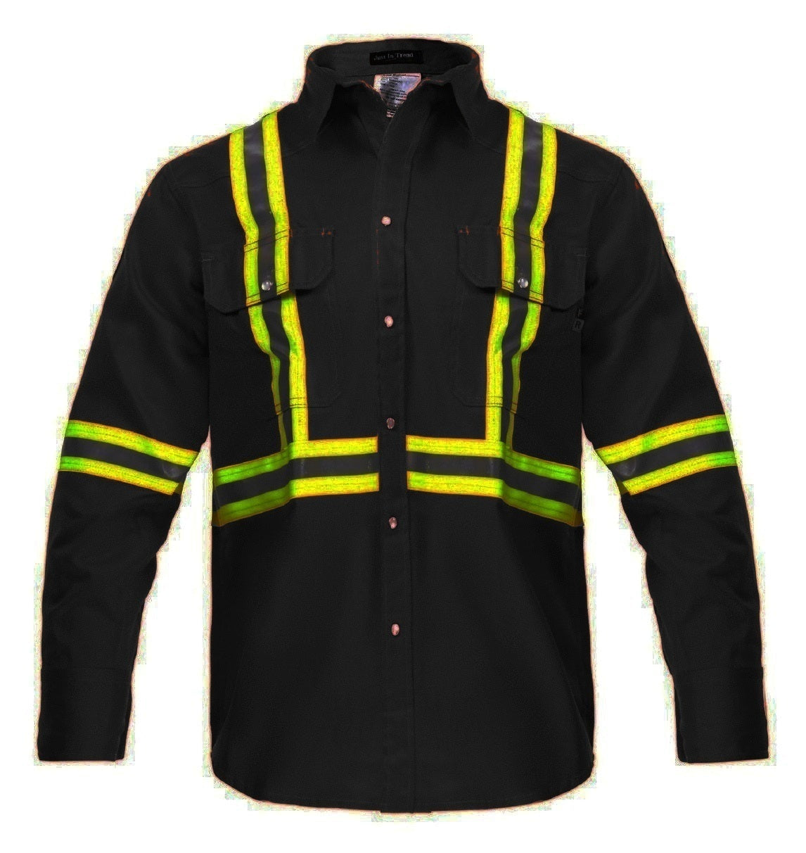 Just In Trend Flame-Resistant High-Visibility Shirt 100% Cotton