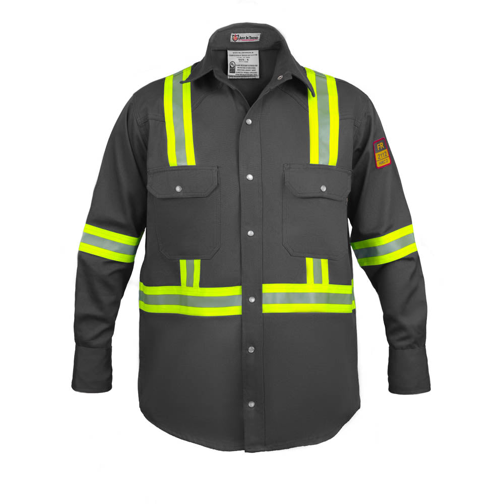Just In Trend Flame-Resistant High-Visibility Shirt 100% Cotton