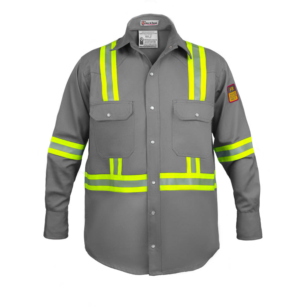 Just In Trend Flame-Resistant High-Visibility Shirt 100% Cotton