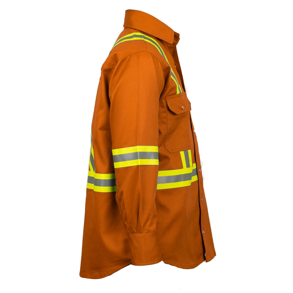 Just In Trend Flame-Resistant High-Visibility Shirt 100% Cotton