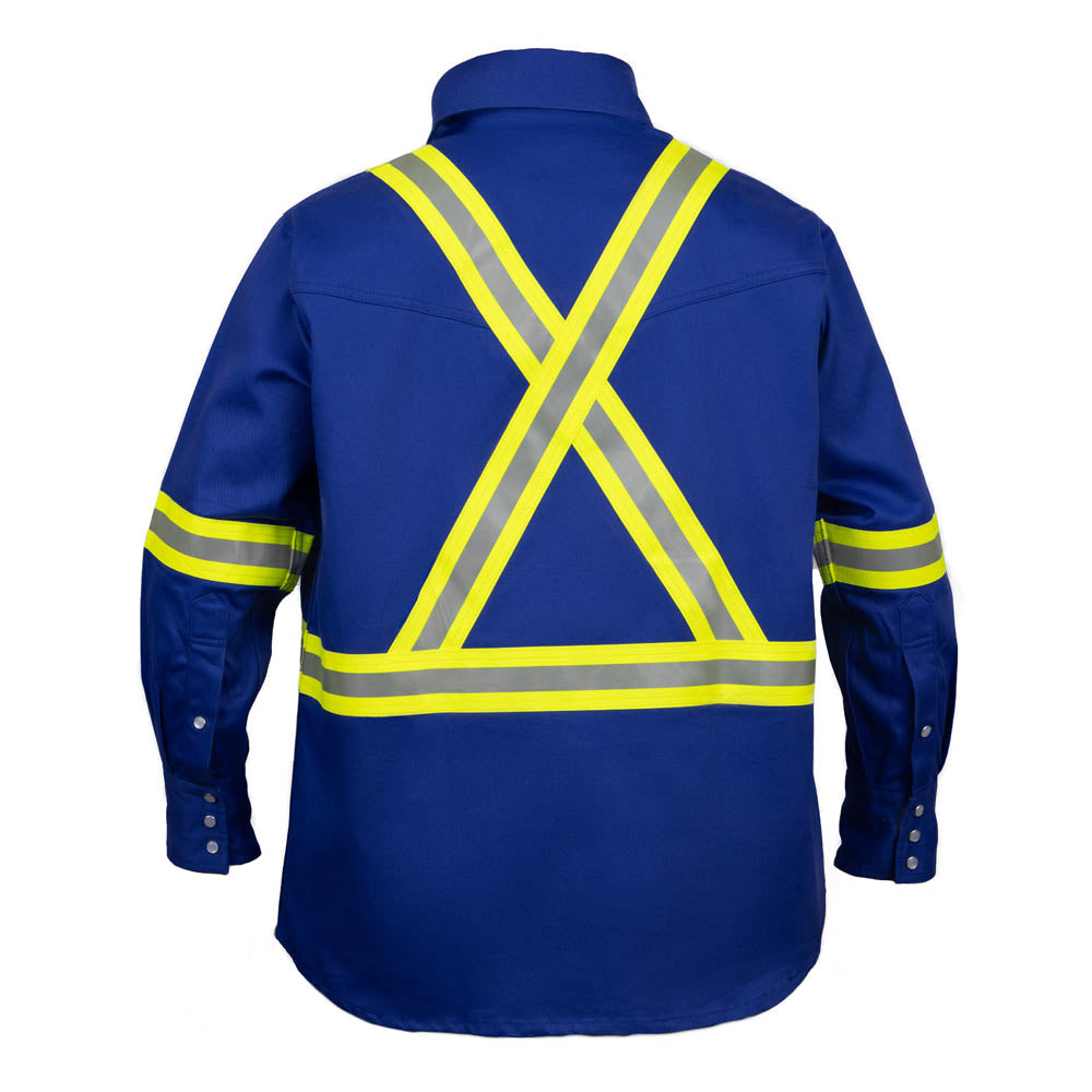 Just In Trend Flame-Resistant High-Visibility Shirt 100% Cotton