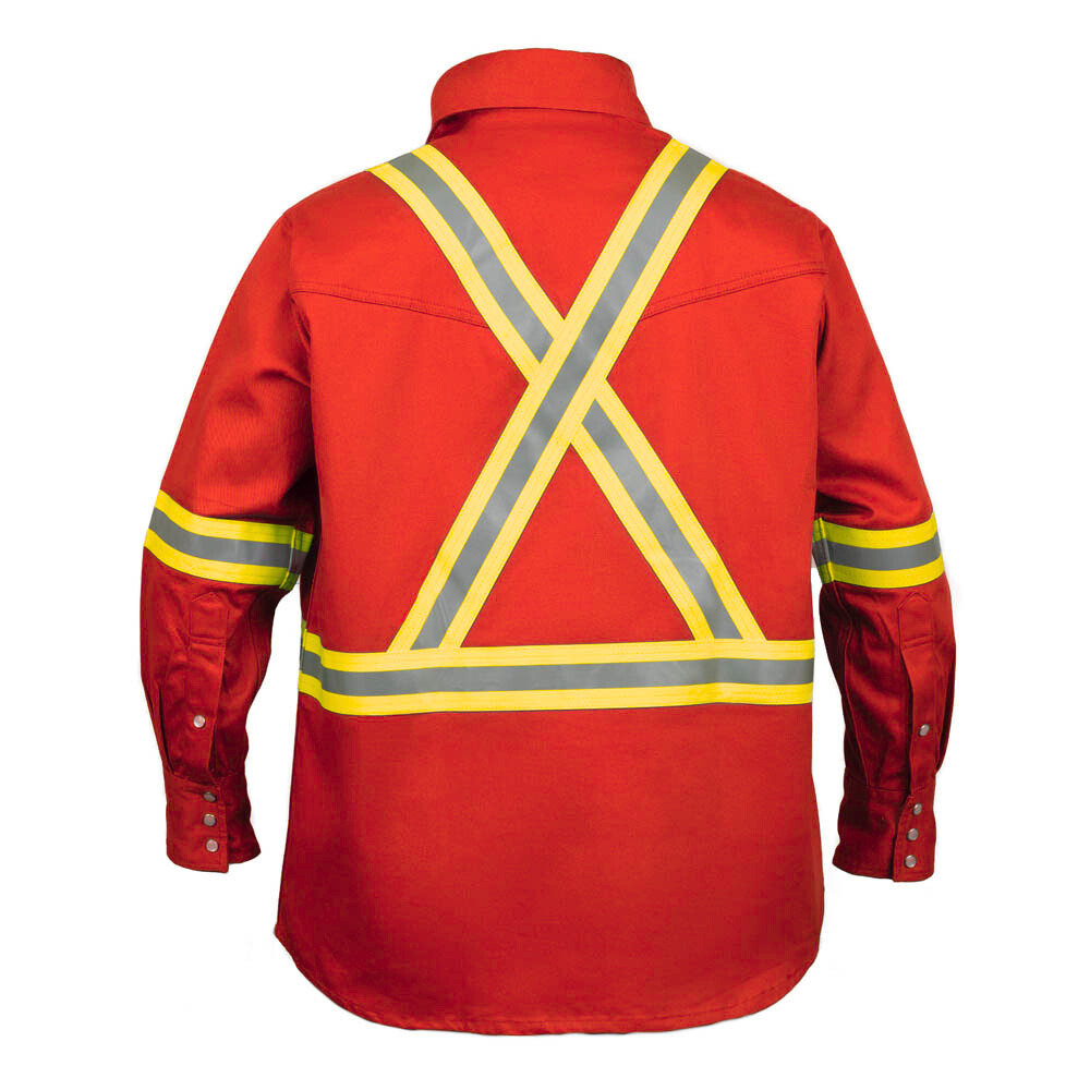 Just In Trend Flame-Resistant High-Visibility Shirt 100% Cotton