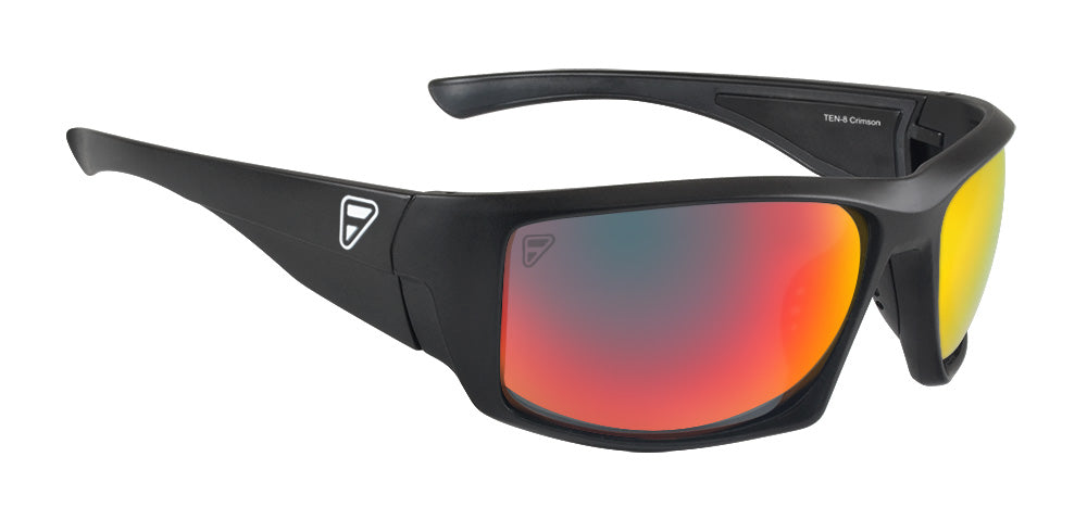Frontline Optics Ten-8 Crimson Polarized Sunglasses-Safety Glasses USA-2