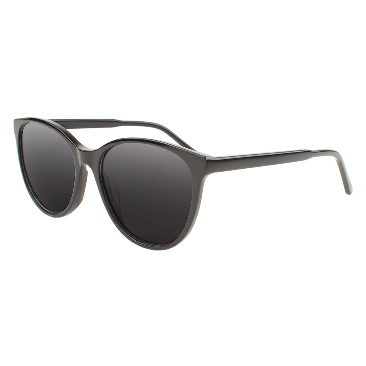SOLECT Phase Women's Polarized Sunglasses-Black Frame w/Gray Polarized Lens-SLT-15BL20P-Safety Glasses USA-11