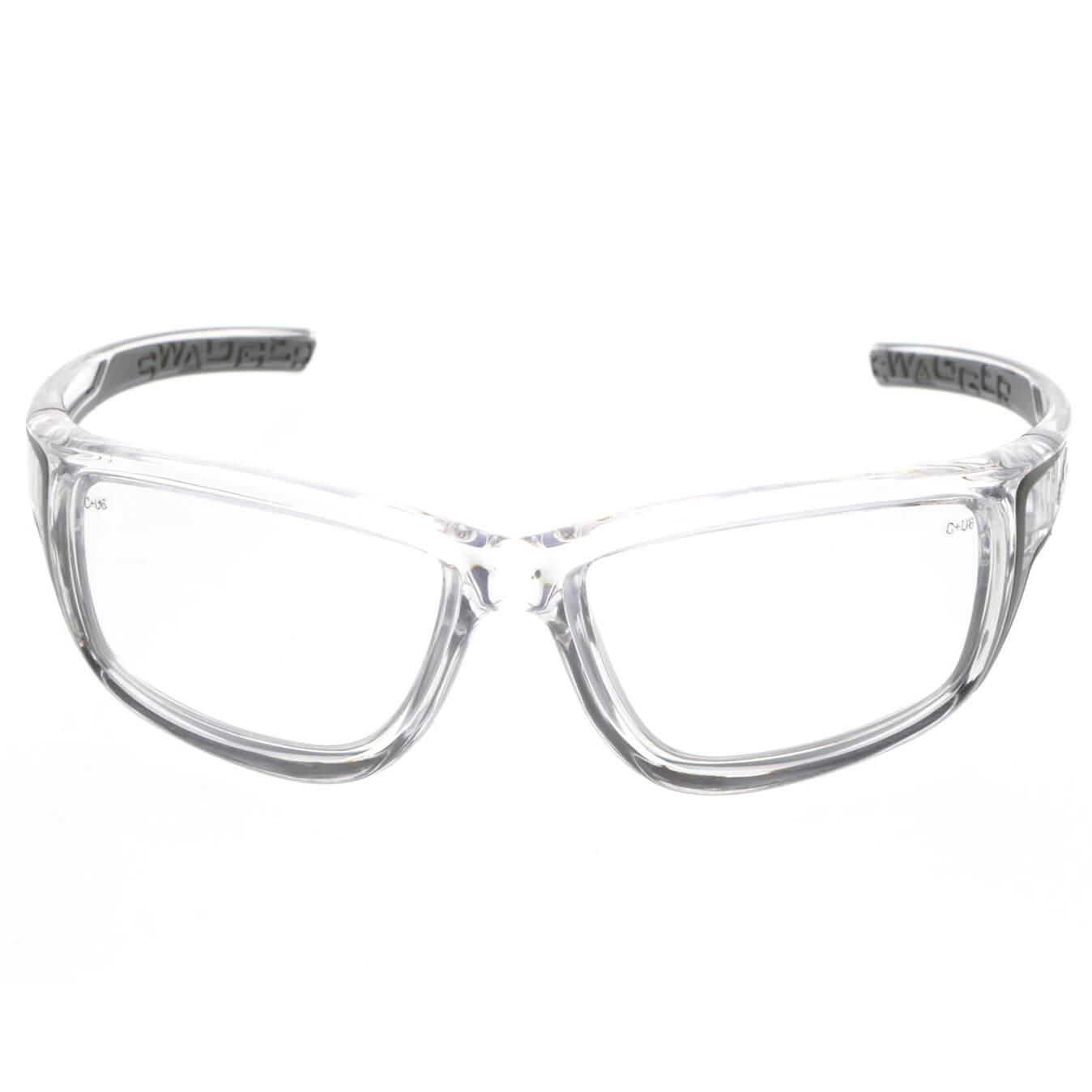 MCR Safety Swagger SR4 Safety Glasses with Clear Frame and Clear Lens-Safety Glasses USA-2