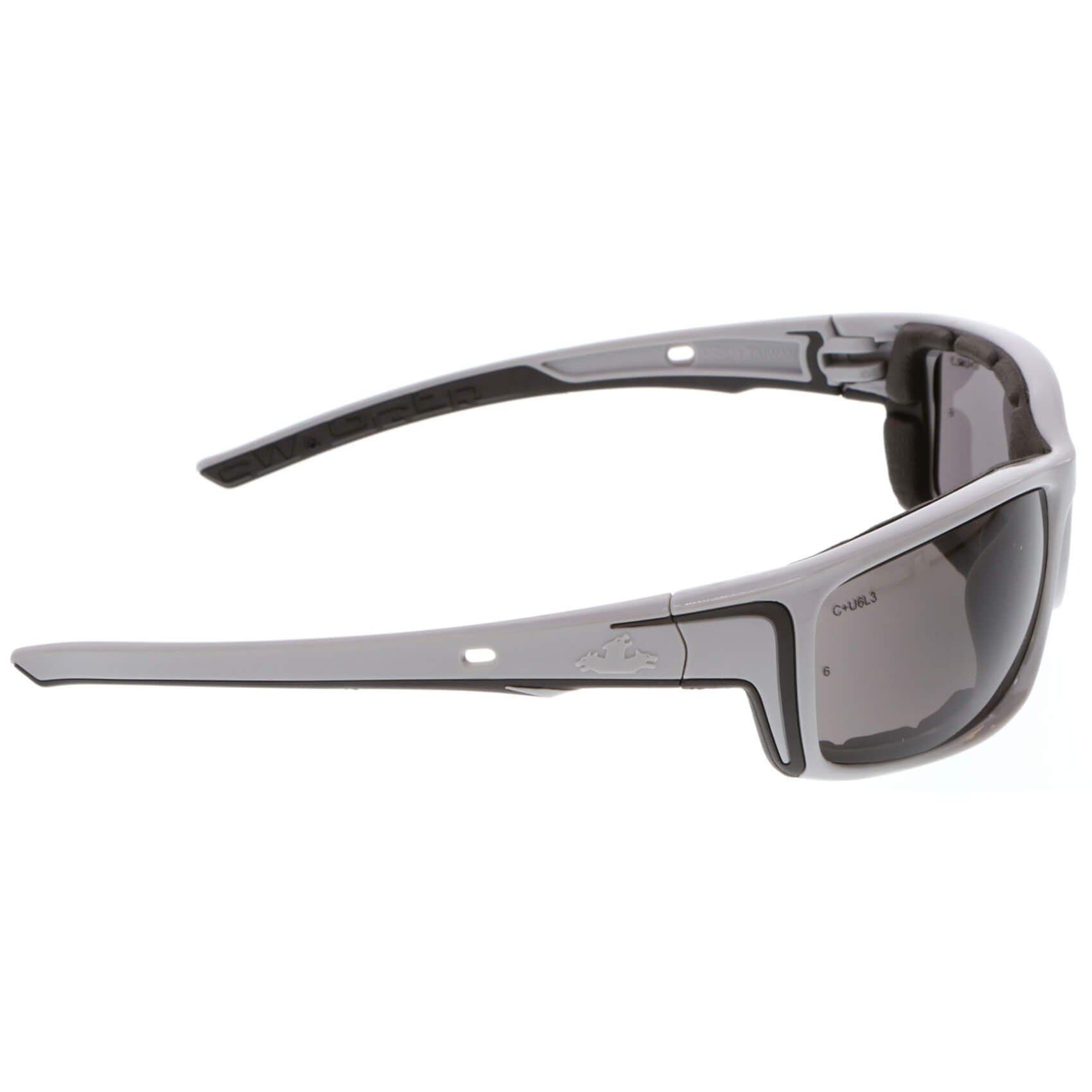 MCR Safety Swagger SR5 Foam-Lined Safety Glasses with Gray Frame and Polarized Gray MAX6 Anti-Fog Lens-Safety Glasses USA-5