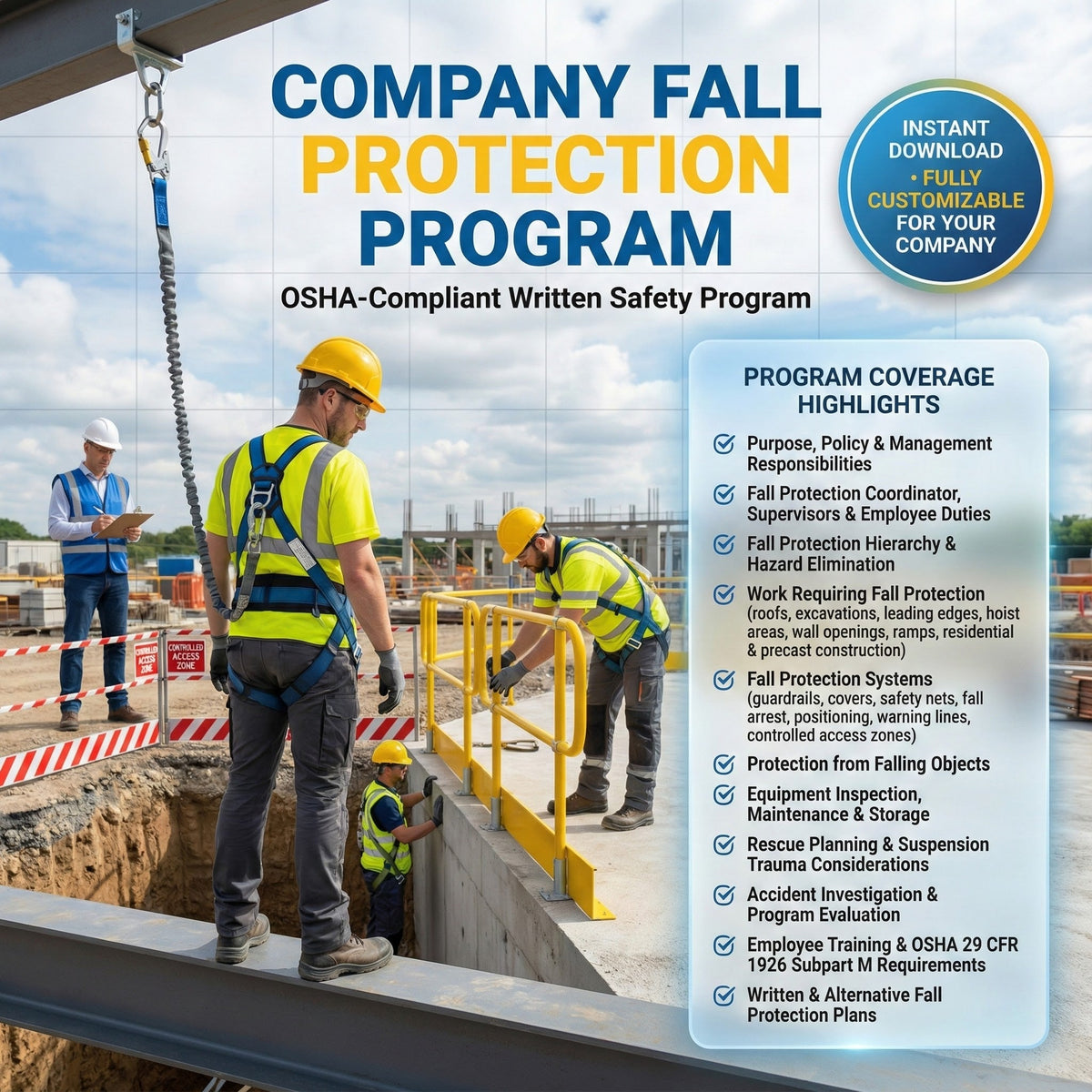 XO Safety Fall Protection Safety Training Video Compliance Kit