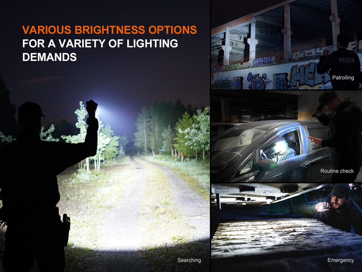 Fenix TK22R Rechargeable Tactical & Duty Flashlight - 3200 Lumens-FX-TK22R-Safety Glasses USA-7