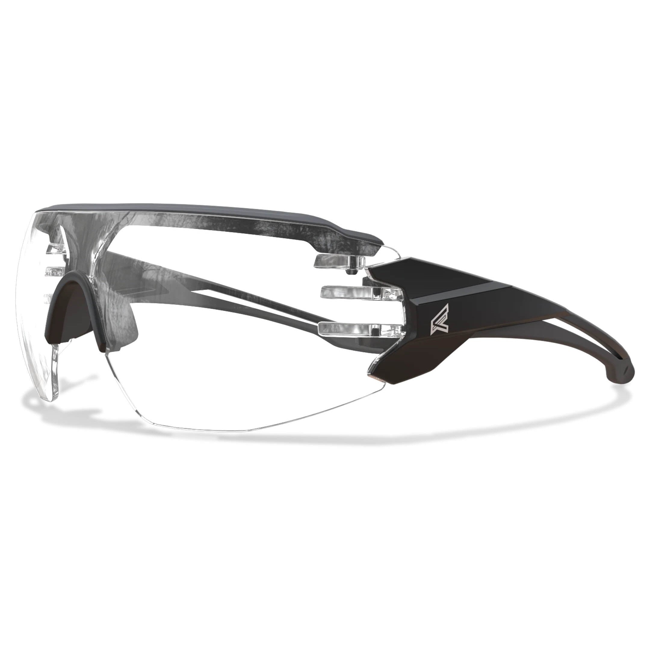 Edge Taven Safety Glasses with Clear Vapor Shield Anti-Fog Lenses