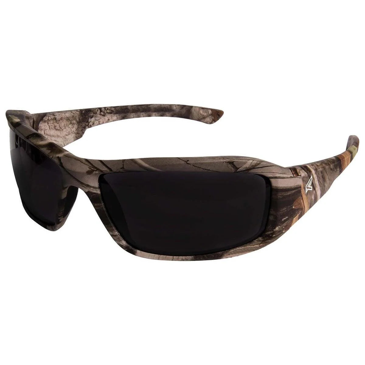 EDGE Brazeau Safety Glasses with Camo Frame and Smoke Lenses