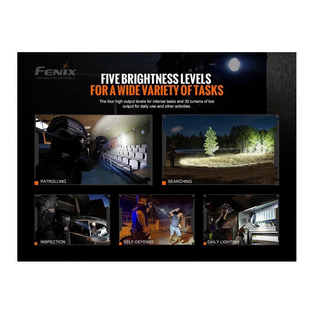 Fenix TK20R V2.0 Rechargeable LED Flashlight - 3000 Lumens-sku-44858649968936-Safety Glasses USA-10