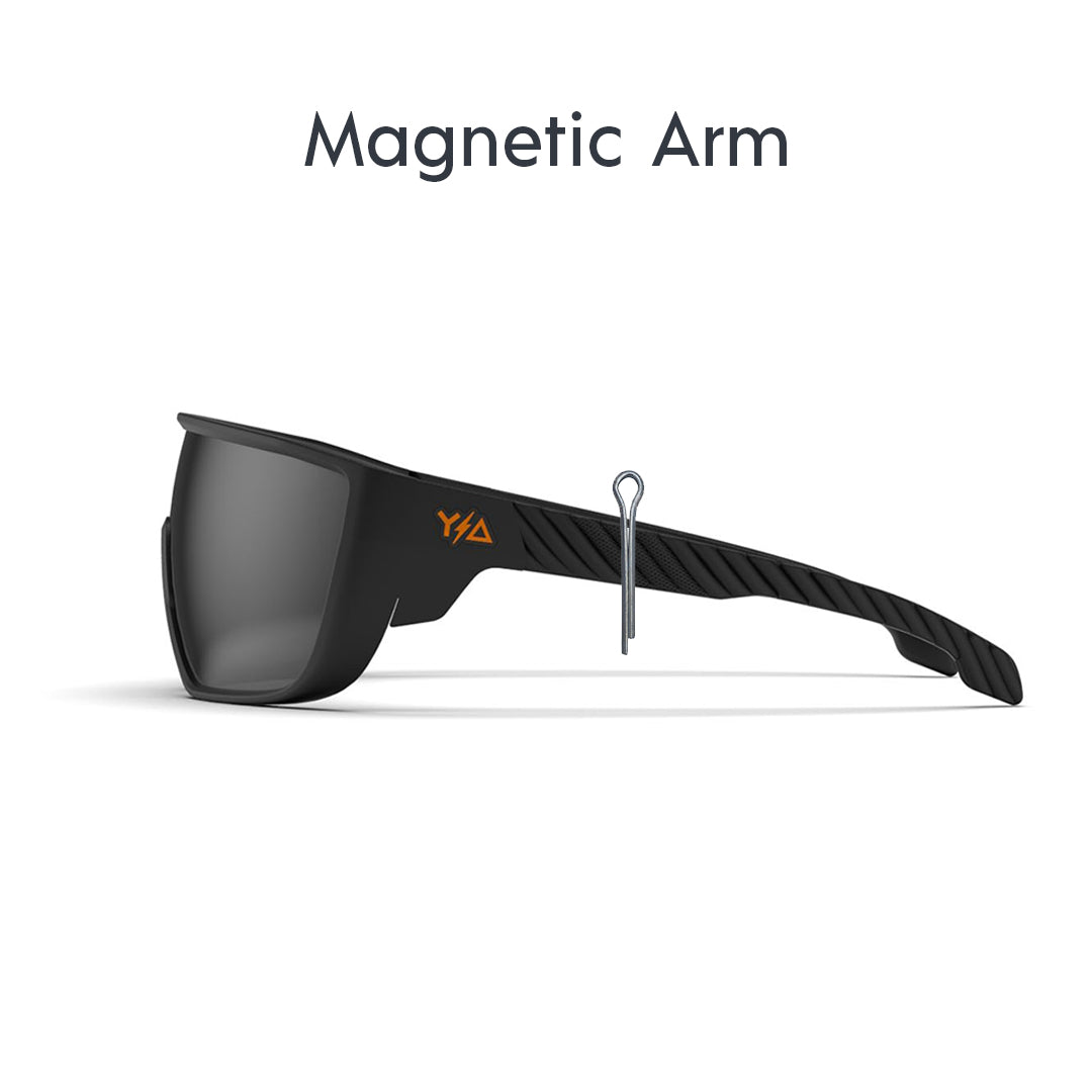 Wye Delta Z87+ Conductors Black Polarized Safety Glasses-Safety Glasses USA-4