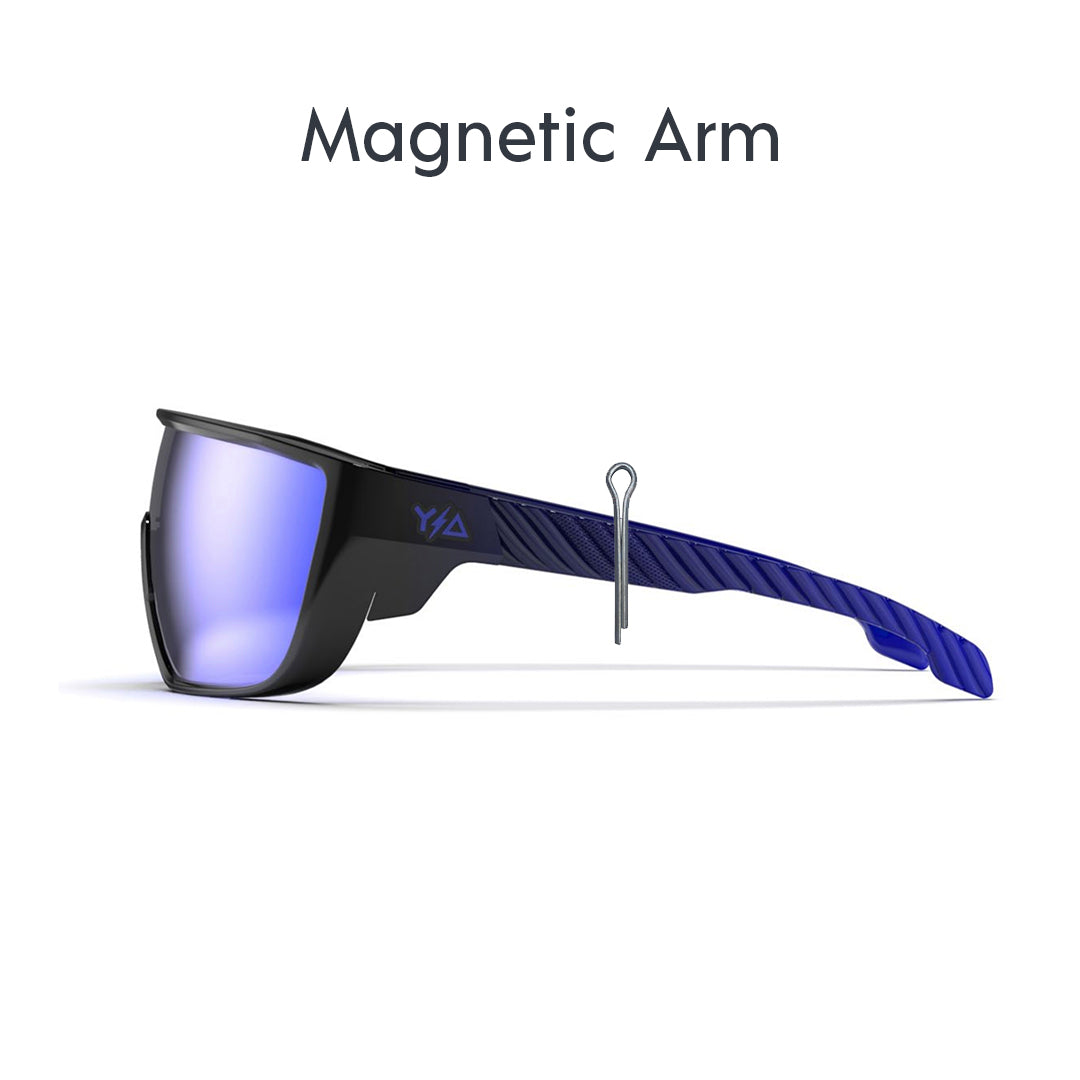 Wye Delta Z87+ Conductors Deep Blue Mirror Safety Glasses-Safety Glasses USA-3