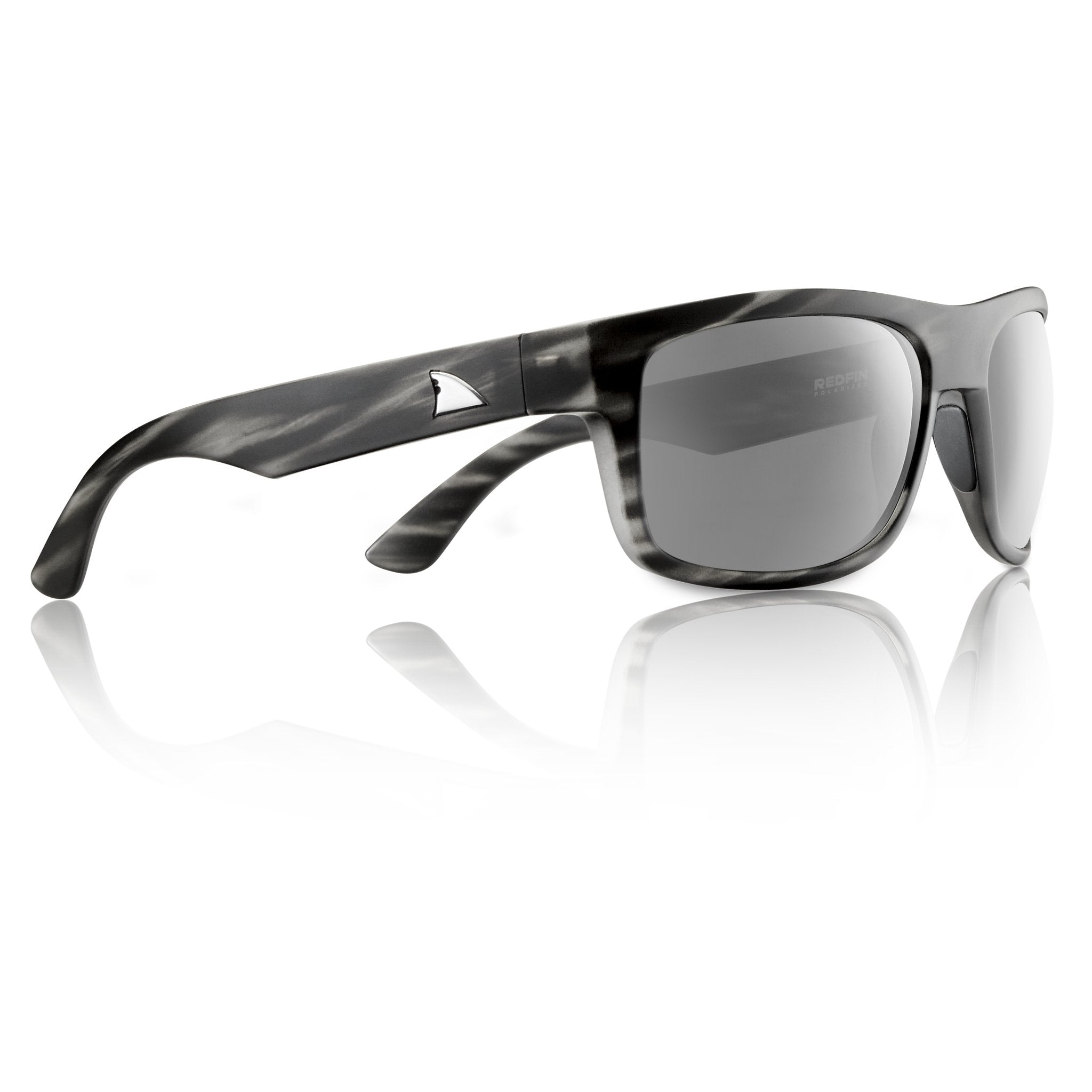 RedFin Fripp Polarized Fishing Sunglasses-2302-Black Ice-Shad Mirror-Safety Glasses USA-1