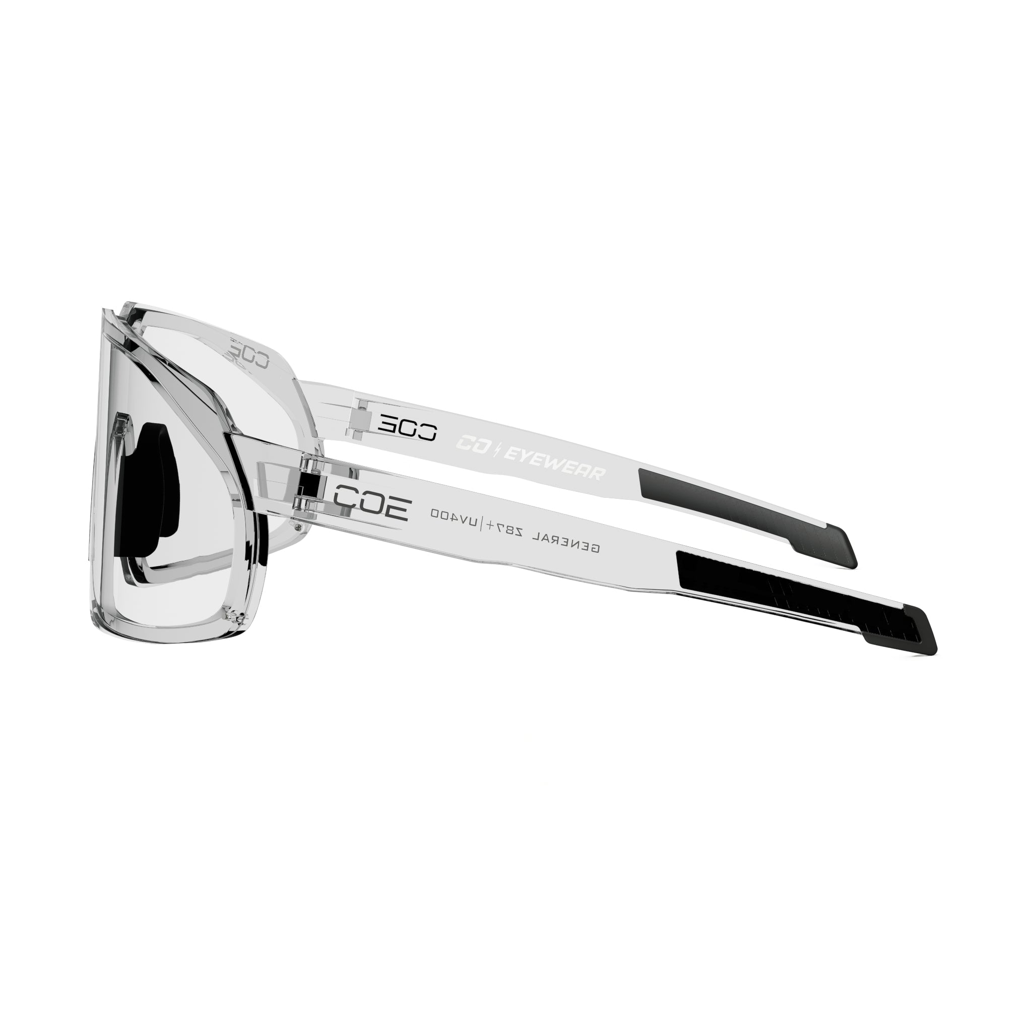 CO Eyewear General Z87+ Safety Glasses with Photochromic Lens Left Temple View