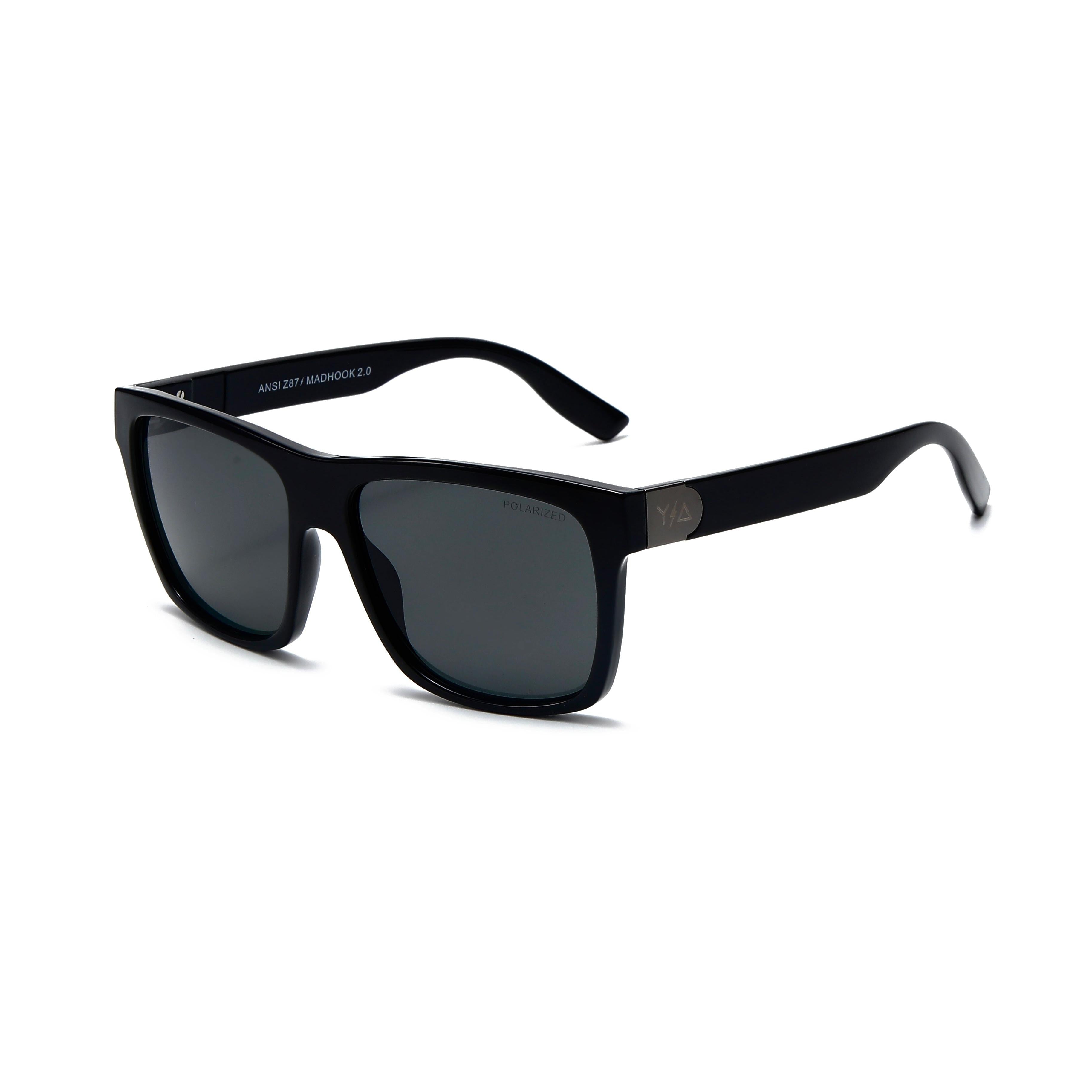 Wye Delta Z87 Madhook 2.0 LR: Black Polarized Safety Glasses-Safety Glasses USA-1