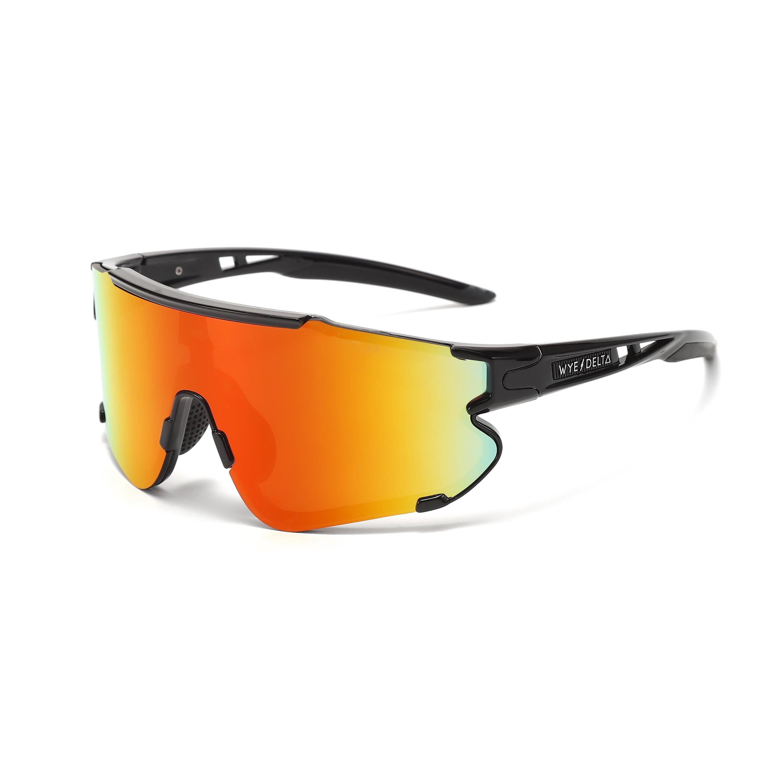Wye Delta Z87+ HiViz Red Revo Safety Glasses-Safety Glasses USA-1