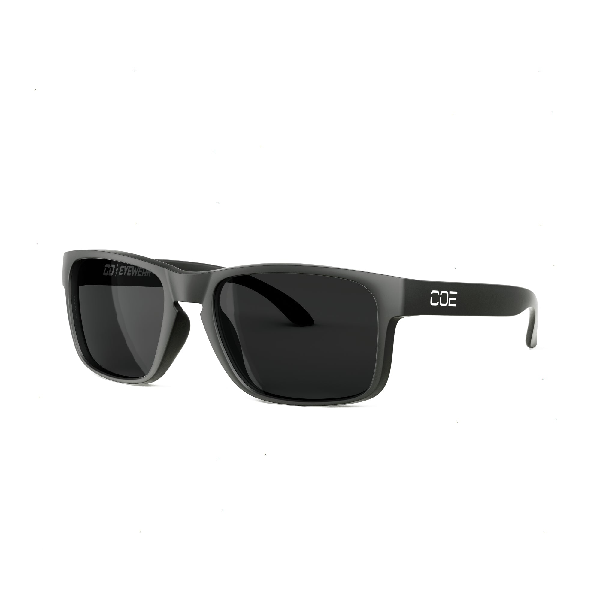 CO Eyewear Loki Z87 Safety Glasses with Matte Black Frame-lokis-Smoke-Safety Glasses USA-1